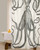 Octopus Shower Curtain-Charcoal