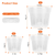 9Pcs Orchid Pots Clear Reusable Plastic Flower