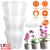 9Pcs Orchid Pots Clear Reusable Plastic Flower
