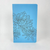 Blue Inked Flowers Style 2 Handmade Saddle Bound A5 ish sized Not