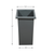 Handmade 100% Iron Rectangle Modern HD Green Color Planters Pot