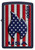 Zippo USA Flag Stars and Stripes Design Navy Matte Lighter 