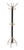 Logan Square Black & Gold Coat Rack Tree