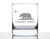 Flag of California Whiskey Rocks Glass - Californians Gifts