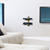 2 Tier Dual Glass Shelf Wall 