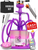 4 Hose Hookah Set with Everything Purple Hookah 4 Hose Complete Kit with LED Light Remote, Silicone Hoses, Acrylic Base, and Tongs Big Hookah Set with