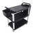 Tier Food Trolley Food Waste Cart With Two Bins Storage Kitchen 