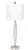 Lalia Home Stylus Table Lamp with White Fabric Shade