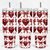 Red Glitter Heart Tumbler 40oz Tumbler