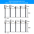 10Pcs Double Cut Carbide Rotary Die Grinder Bit Set