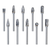 10Pcs Double Cut Carbide Rotary Die Grinder Bit Set