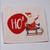 HO3 (Ho Ho Ho) Holiday Linen Coasters/Coaster Set