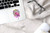 Flamingo In Watercolor Vinyl Sticker