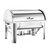 L Triple Tray Stainless Steel Roll Top Chafing Dish Food Warmer