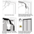 Magnetic Mesh Curtain Hands-free 