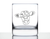 Cow Face Whiskey Rocks Glass - Cow Farmhouse Gifts and Decor