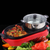 in  BBQ Electric Pan Grill Teppanyaki Stainless Steel Hot Pot Steamboat