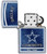 Zippo NFL Dallas Cowboys Street Chrome Finish Windproof Lighter 