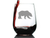 Bear Silhouette Stemless Wine Glass - Rustic Cabin Gifts