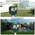 Solar Powered Ultrasonic Animal Repeller PIR Motion Sensor