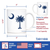 Flag of South Carolina Coffee Mug - Palmetto State Gifts