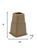 3" 5" Or 8" Brown Adjustable Bed Risers Or Furniture Legs