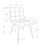 Set of Two Tufted Black And Silver Upholstered Faux Leather Dining Side Chairs