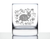 Berry Patch Bunny Rabbit Whiskey Rocks Glass - Rabbit Gifts