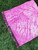 Waffle Towel,Throw Lightweight Quick Dry - Pink Tie Dye