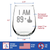 90th Birthday Gifts - 89 Middle Finger Stemless Wine Glass