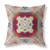 5" X 20" Gray Geometric Indoor Outdoor Throw Pillow