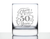 Cheers 50  Whiskey Rocks Glass - 50th Anniversary Gifts