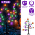 2Pack 1.97FT Lighted Halloween Trees 