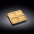 SQUARE DIVIDED DISH 8.5" X 8.5" | 22 X 22 CM