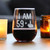 60th Birthday Gifts - 59 Middle Finger Stemless Wine Glass