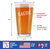 Cheers Portuguese Saude Pint Glass for Beer - Brazil Gifts