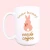 Some bunny needs coffee ceramic coffee mug