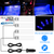 4Pcs Car Interior LED Atmosphere Light Car Charge Decorative Lamp