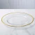 GILT 13" Glass Charger Plate