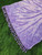 Waffle Towel,Throw Lightweight Quick Dry - Purple Tie Dye