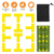 12Pcs Pickle Ball Court Marking Kit