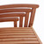 Set Of Two Brown Stacking Armchairs