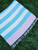Beach/Bath Turkish Towel Easy carry Quick Dry - Blue Pink