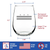 Flag of Washington DC Stemless Wine Glass - DC Flag Gifts