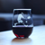 Pickleball Player Male Stemless Wine Glass  Gifts