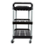 Tier Food Trolley Food Waste Cart With Two Bins Storage Kitchen  