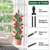 2 Packs Garden Obelisk Trellis 5.9FT Plants