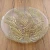 FERN 13" Glass Charger Plate Gold