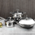 Piece Cookware Stainless Steel Ply Frying Pan, Milk, and Soup Pot with Lid