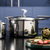 Piece Cookware Stainless Steel Ply Frying Pan, Milk, and Soup Pot with Lid